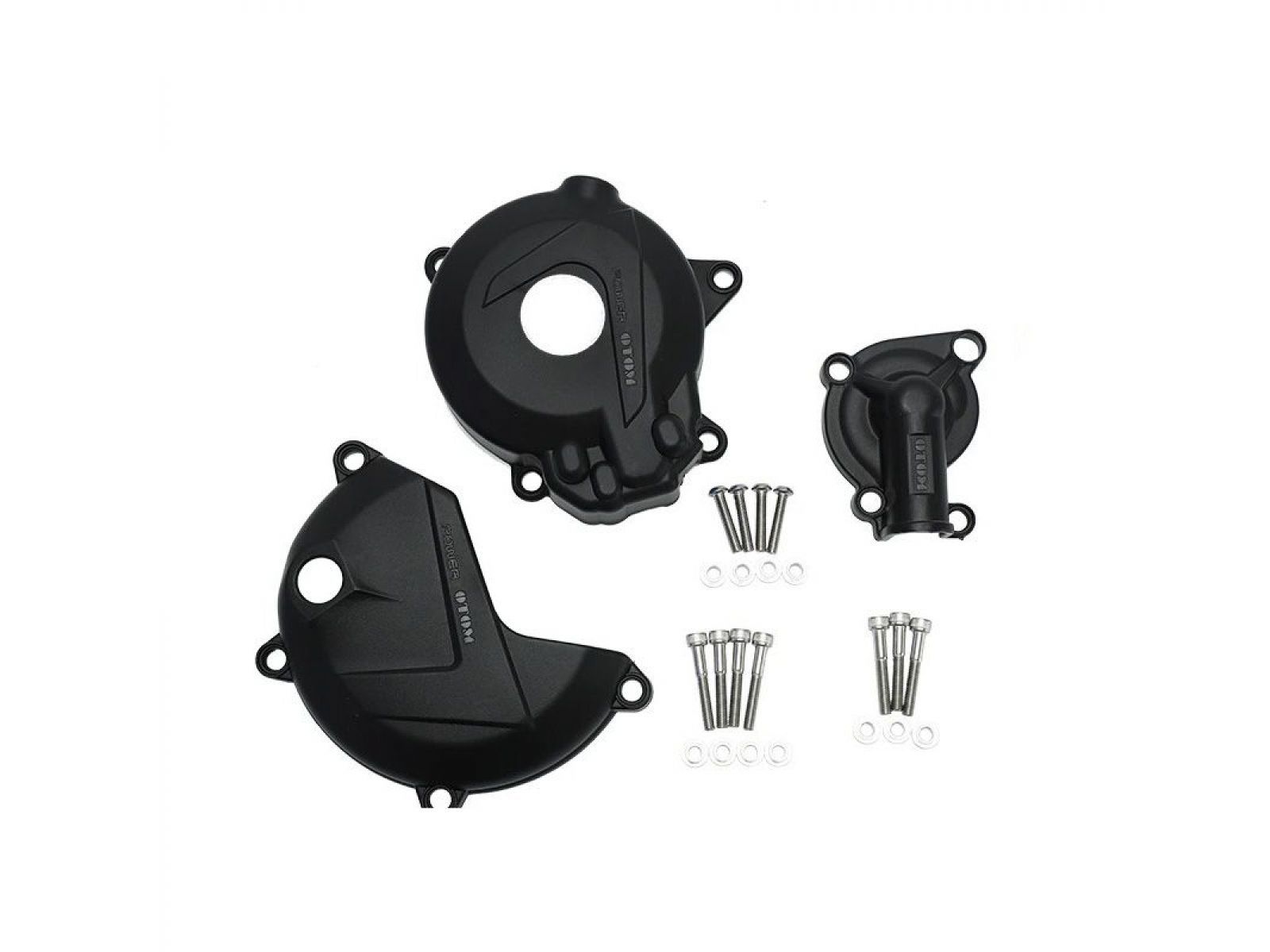 Комплект защиты крышек двигателя и помпы ZS177MM/NC250, нейлон, черный